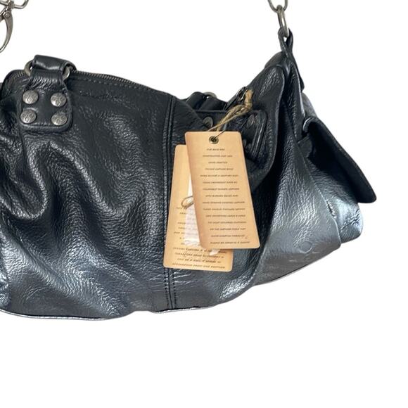 Patricia Nash Black/Silver Ombre Reims Leather Satchel/Shoulder/Crossbody, OS - Picture 7 of 12